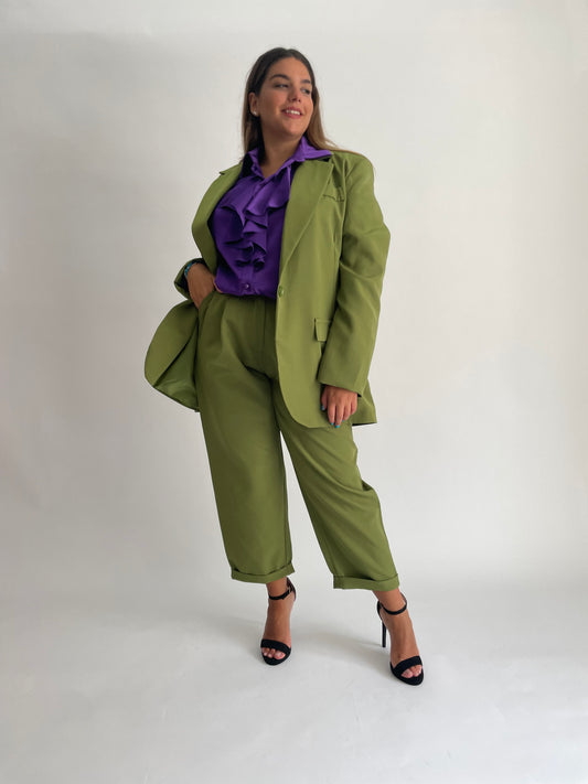 Coordinato Tailleur Taglio Maschile Curvy
