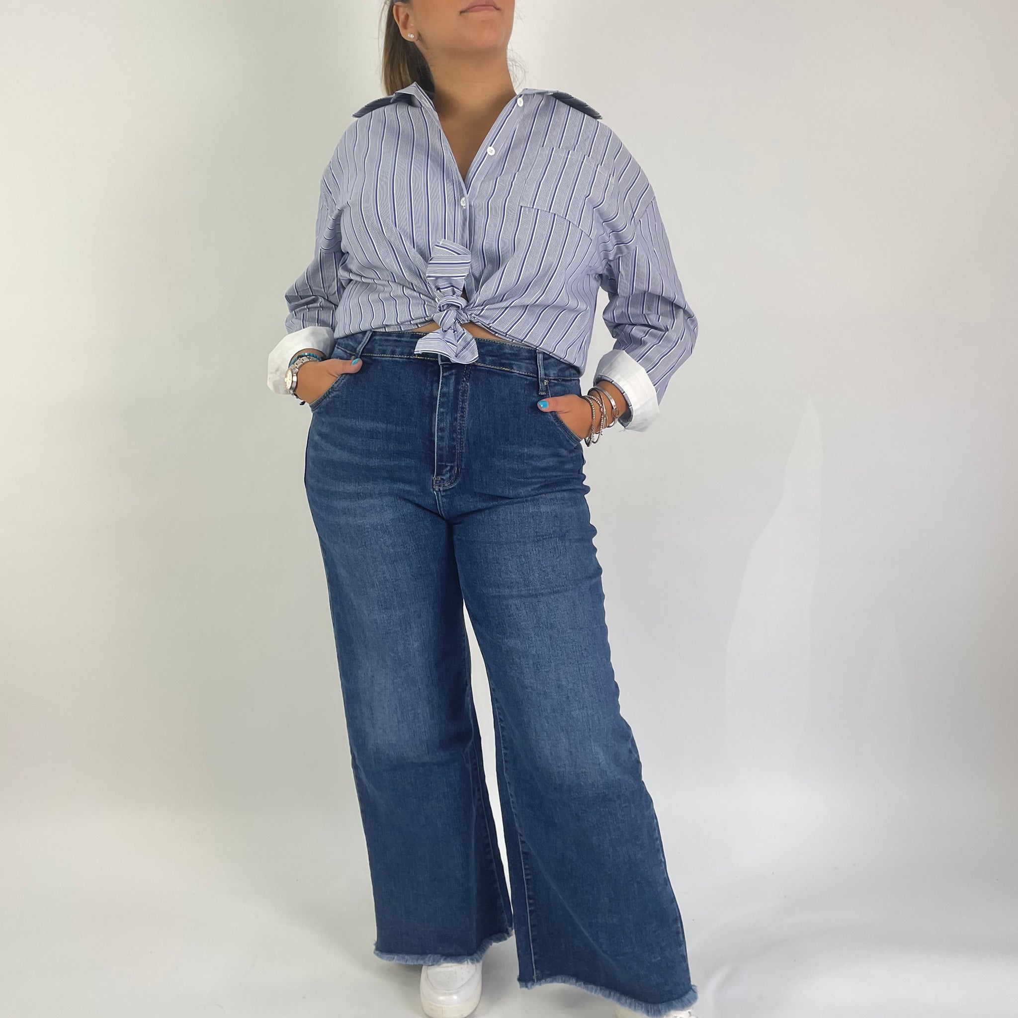 Jeans Denim Palazzo Curvy 269